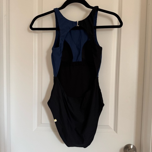 Summersalt Blue and Black One Piece Swimsuit, 2 - Picture 2 of 10